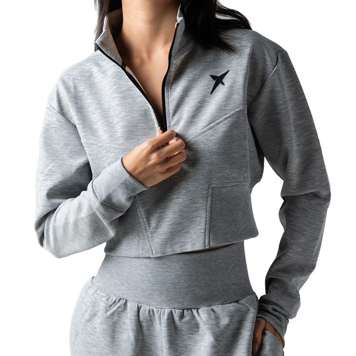 Drop Shot Flight Jacket Gray